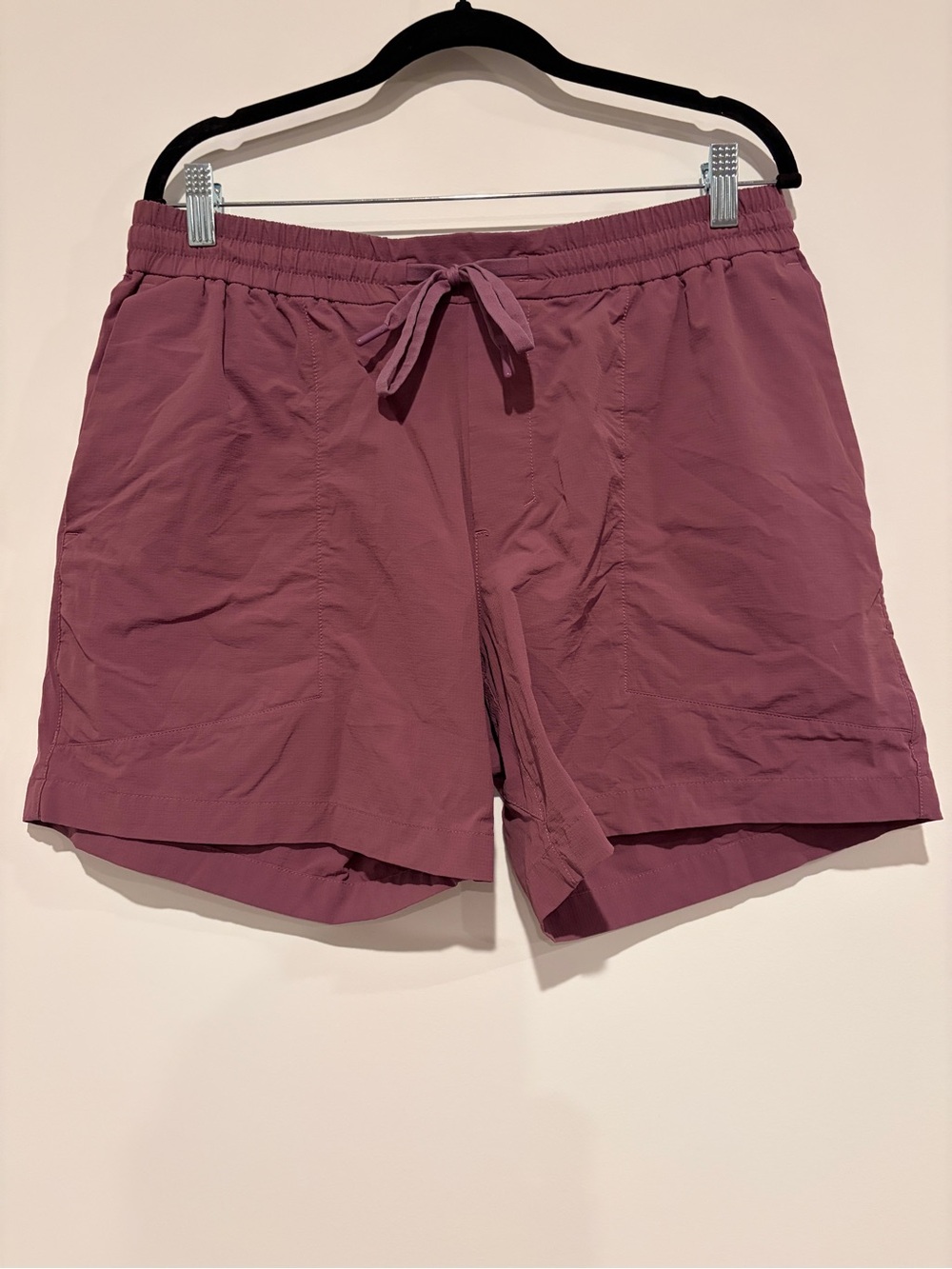 Lululemon Men XL Plum Purple Bowline Short 5" Stretch Ripstop Athletic Shorts